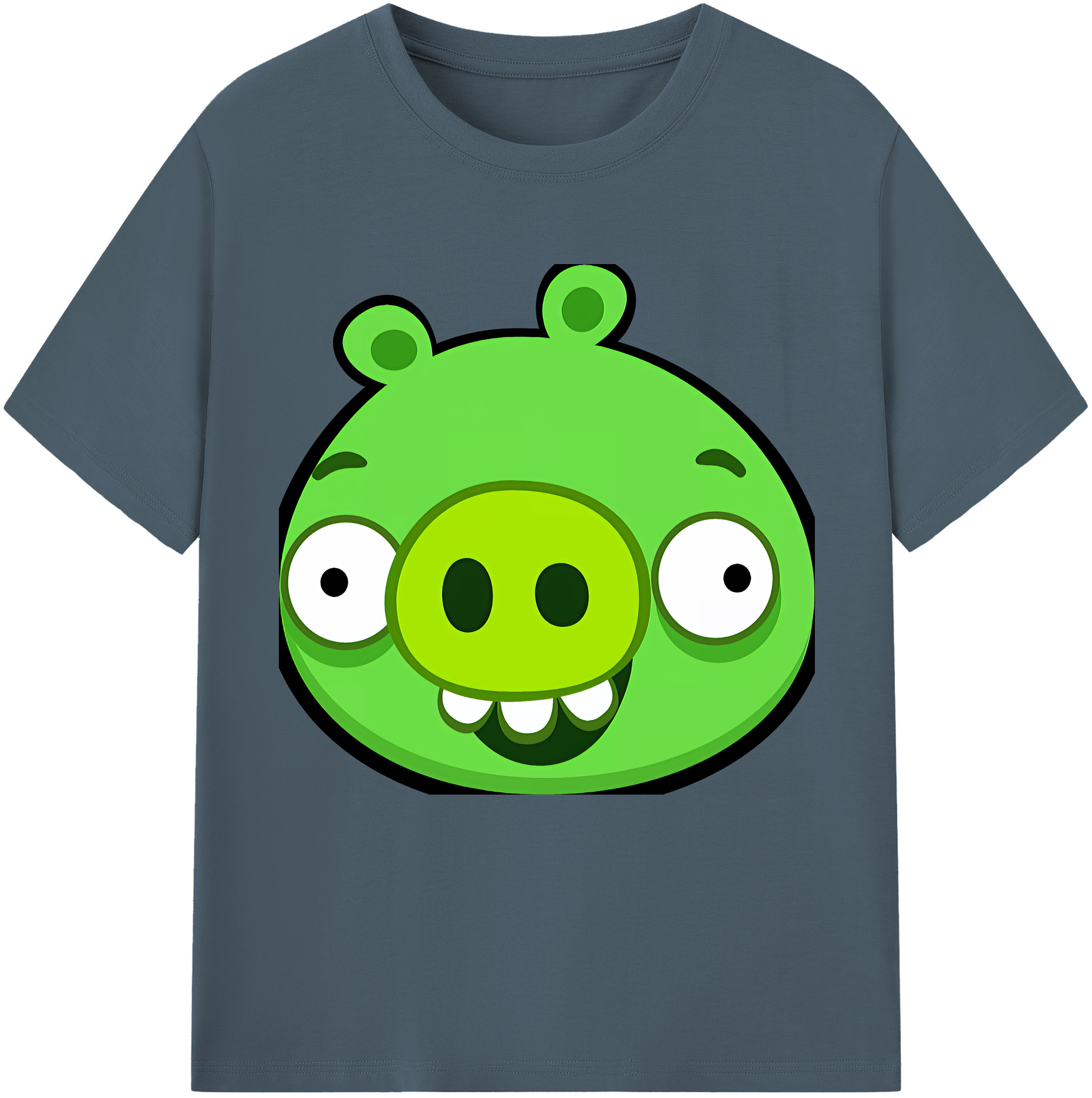 （画像用） Angry Birds アングリーバード 綿100％半袖Tシャツ（フロントプリント）